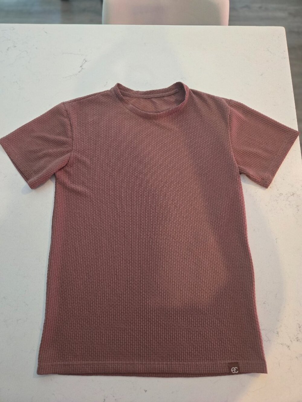 Enzo Cavalli Soffice Tee - Mauve, Size Small, Worn Only Once